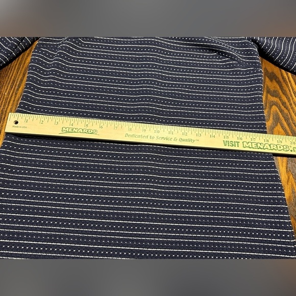 Ann Taylor Loft mini shift Dress women’s S blue white preppy coastal grandma - Picture 12 of 16